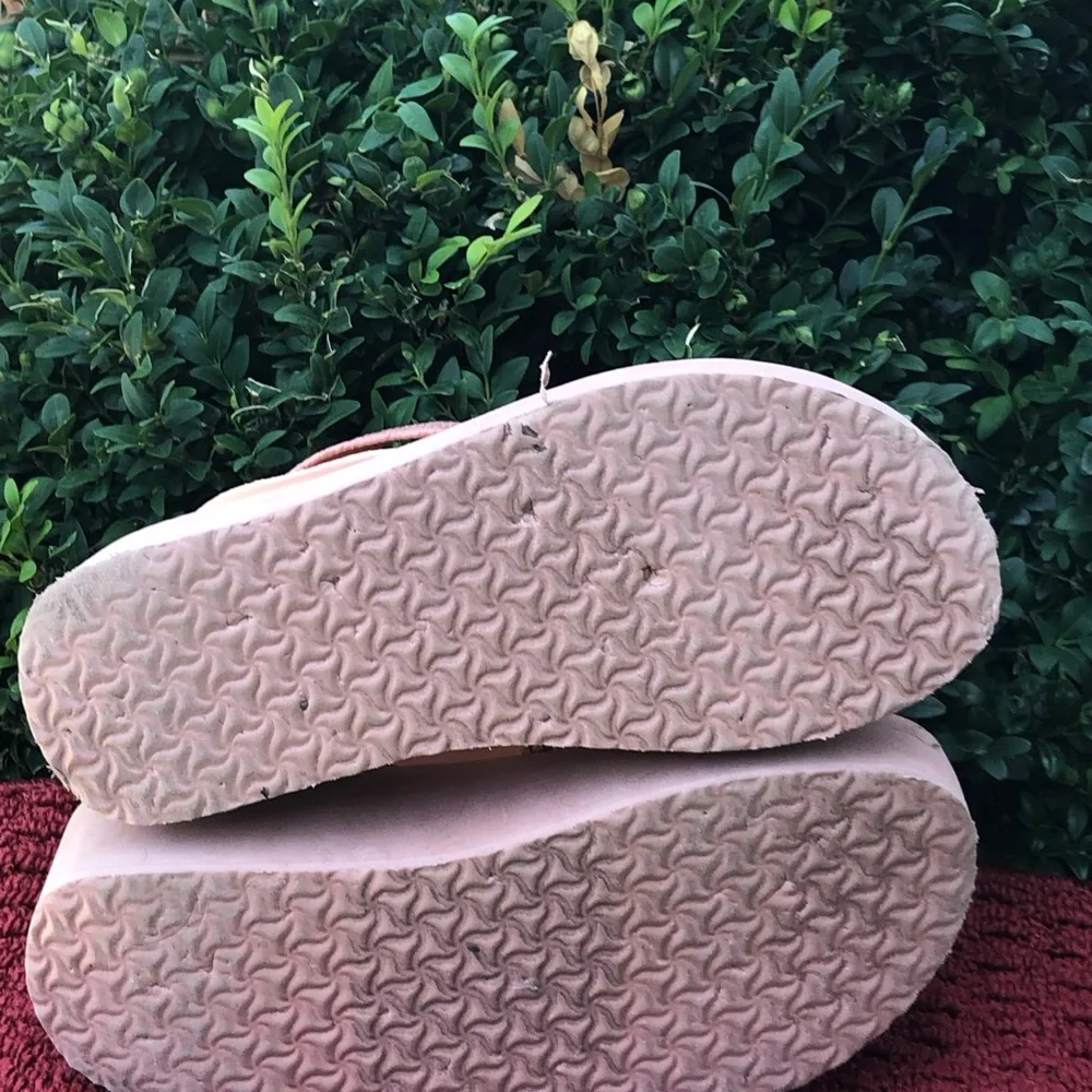 XOXO Bill Women’s Pink Neutral Woven Platform Sandals Size 8M